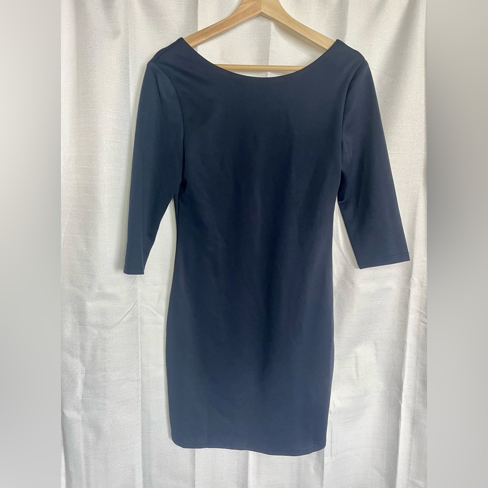 Navy Blue Low Back Bodycon Size S